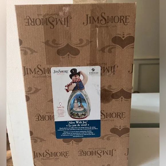 Rare Jim Shore, Heartwood Creek AliveWith Joy Light Up